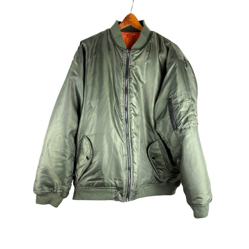Rare Vintage Plus Size  MA-1 Flying US Air Force Bomber Jacket, Men's Size 3XL